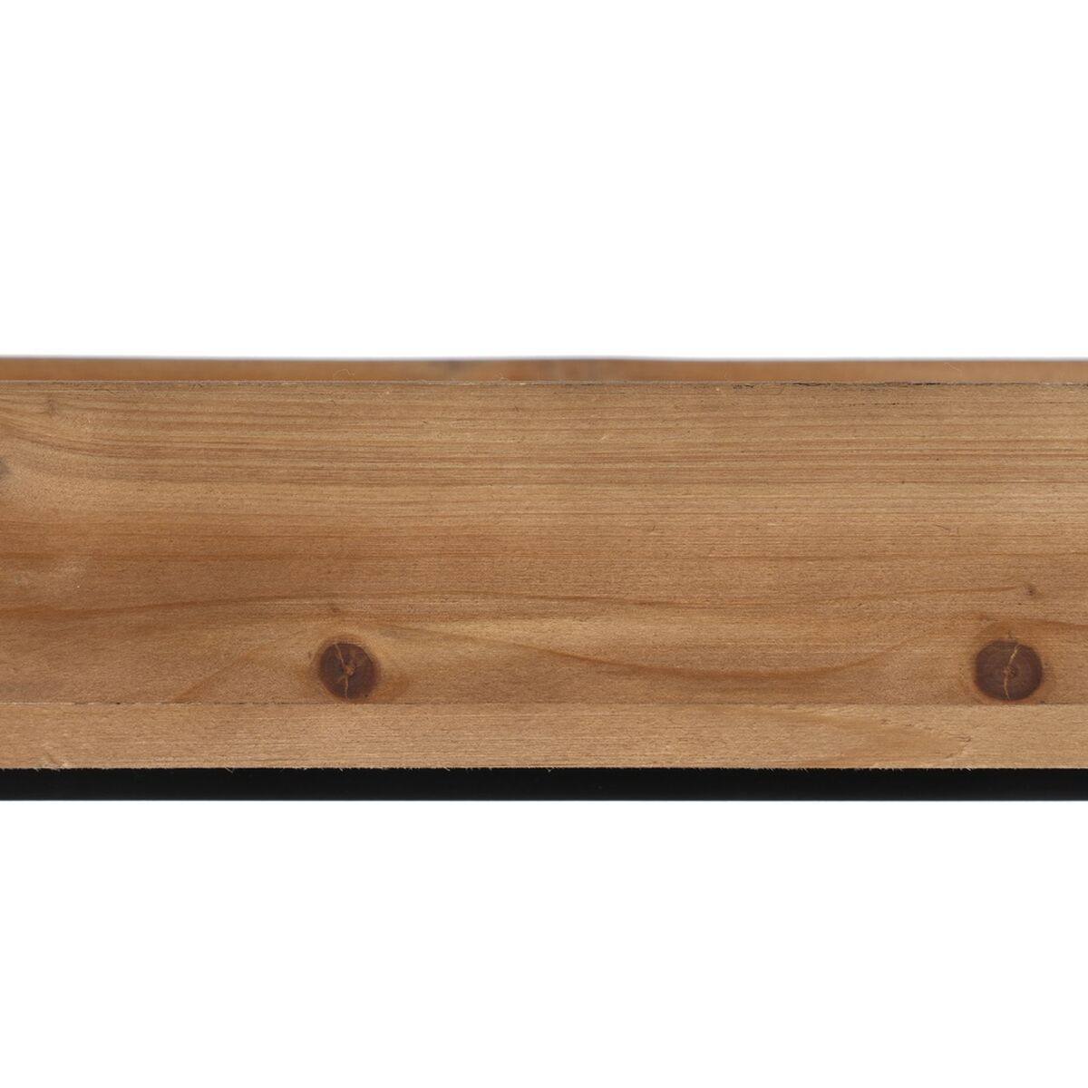 Hylder Brun Sort Træ Jern 85 x 26 x 130 cm